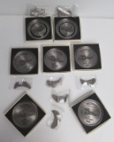 (7) Jerr-dan Collector Plates Including (5) 2001 Florida Show And (2) 2000