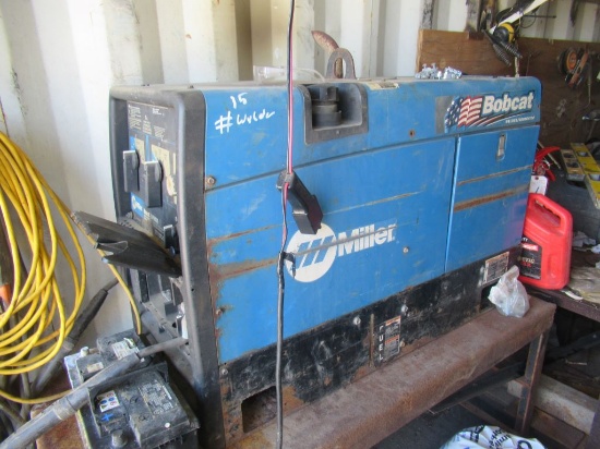 Miller Bobcat Generator/Welder – 3 Phase. Includes approx. 50 feet of leads.