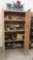 Shop Cabinet With Contents That Includes Hydraulic Cylinders, Air Compresso