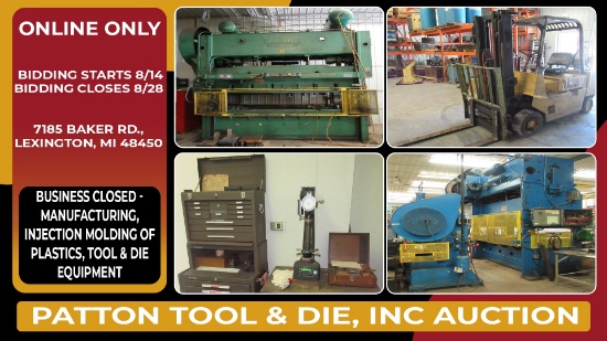 Patton Tool & Die, Inc Online Auction