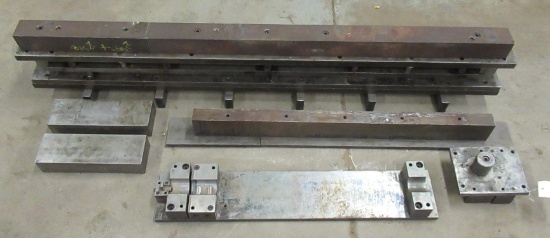 (6) Assorted Metal Dies And Set Ups. Largest Measures 60" Long.