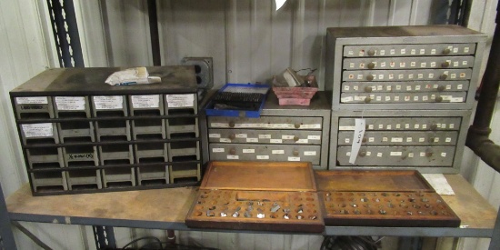 Group Of Drill Bits, Pinnacle Interchangeable Steel Type, Steel Stamps, Etc