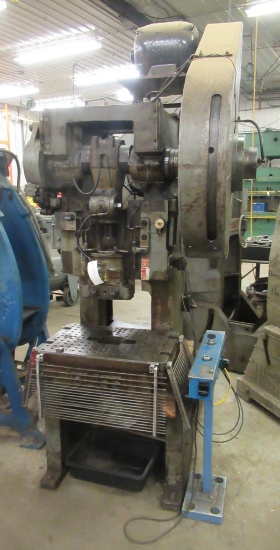 Bliss 35 Ton C-frame Press With 2" Stroke And 2 1/2" Slide Adjustment. Bed