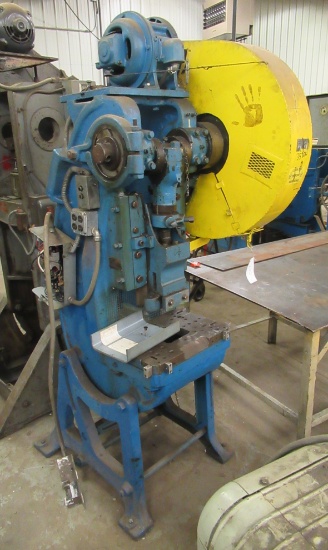 Toledo Machine And Tool Co. #4 C-frame 35 Ton Press. Bed Area Measures 20"
