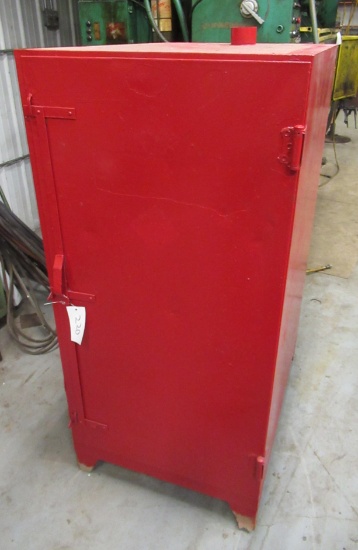 Vented Steel Cabinet. Measures 59 1/2" H X 28" W X 40" D.