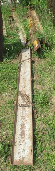 (5) Assorted I-beam Drags And Scrap Racking.