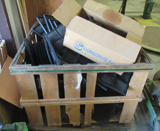 Crate Of Assorted Oil Screens.