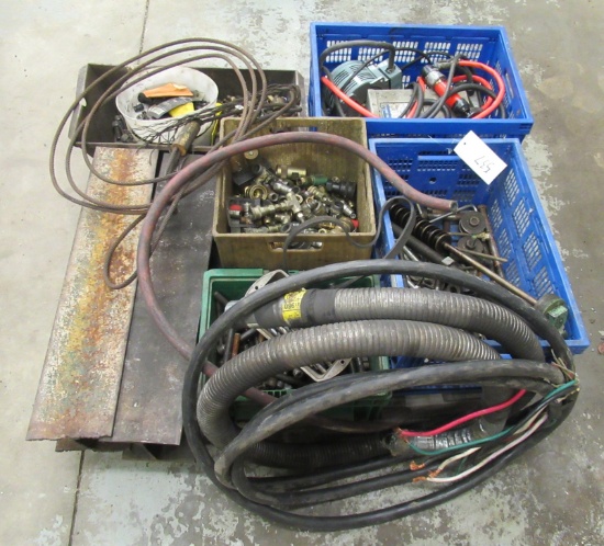 Pallet Full That Includes (2) I-beams That Measures 28" X 6", Air And Hydra