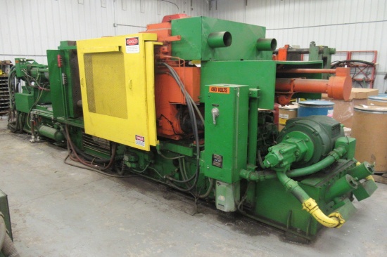 Reed Prentice Model 500tes Injection Molding Machine. Measures Approx. 29'
