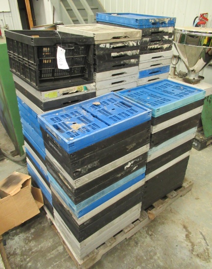 (75+) Foldable Plastic Bins.