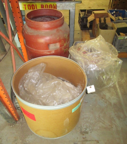 (3) Containers Of Plastic And Nylon Chips.