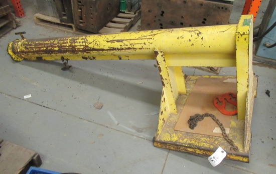 T&s Equipment Forklift Boom. Capacity 1750-4000 Lbs. Measures 83" Long.