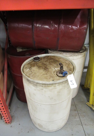 (4) Metal And Plastic Barrels.