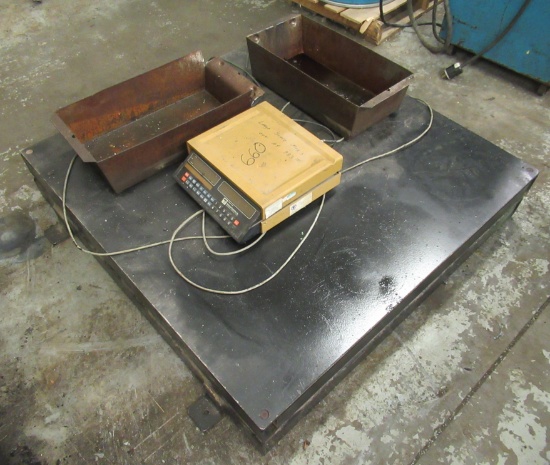 Floor Scale. Measures 48" X 48".