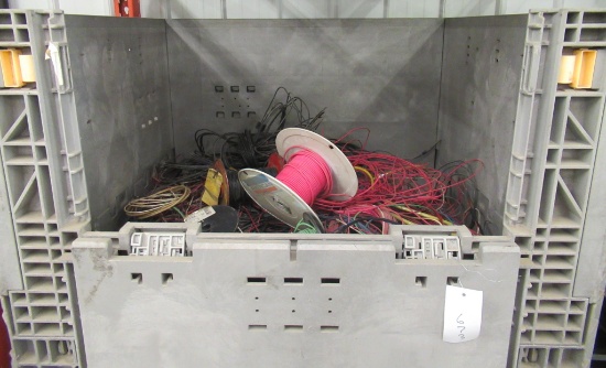 Bin Full Of Various Small Gauge Wire.