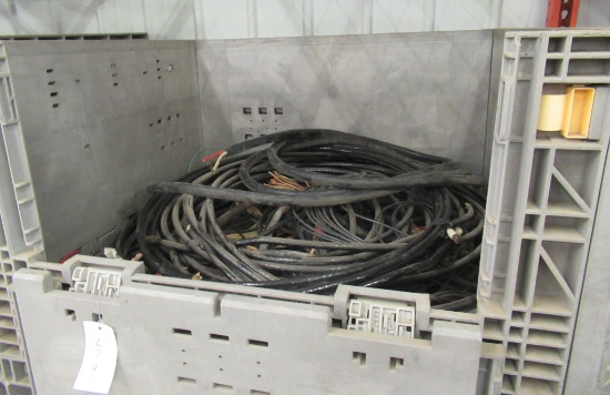 Bin Full Of Large Gauge Wire.