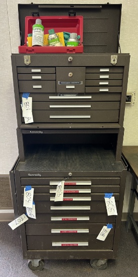 Kennedy 18 Drawer Rolling Multi Stacked Toolbox.