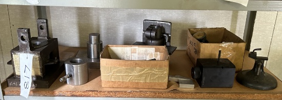 Contents Of Shelf Of Assorted Tooling And Setups.