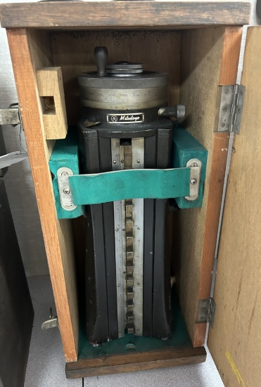 Mitutoyo Height Master Gage With Wood Case.