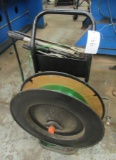 Rolling Plastic Banding Cart With Tools.