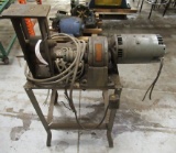 Home Made Steel Roller On Stand. Measures 49