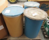 (4) Barrels Of Assorted Plastic And Nylon Chips.