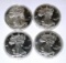 THREE (3) ONE POUND + ONE (1) HALF POUND .999 FINE SILVER ROUNDS - TOTAL OF 44 TROY OUNCES