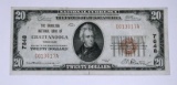 SERIES 1929 $20 NATIONAL CURRENCY - CHATTANOOGA, TN