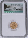 2013 $5 GOLD AMERICAN EAGLE - NGC MS70 EARLY RELEASES