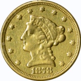 1878 LIBERTY $2.50 GOLD PIECE