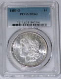 1880-O MORGAN DOLLAR - PCGS MS62