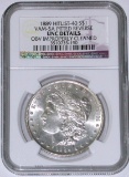 1889 MORGAN DOLLAR - VAM-5A PITTED REVERSE - HITLIST 40 - NGC UNC DETAILS