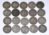 20 MORGAN DOLLARS dated 1889 to 1890