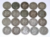 20 MORGAN DOLLARS dated 1897 to 1904