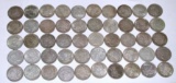 50 - 1921 MORGAN DOLLARS (MOSTLY VF to AU)