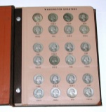 NEAR COMPLETE SET of WASHINGTON QUARTERS - 1932 to 1964-D - 79 COINS