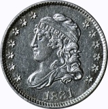 1831 CAPPED BUST HALF DIME