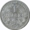 GERMANY - 1876-A ONE MARK - SILVER
