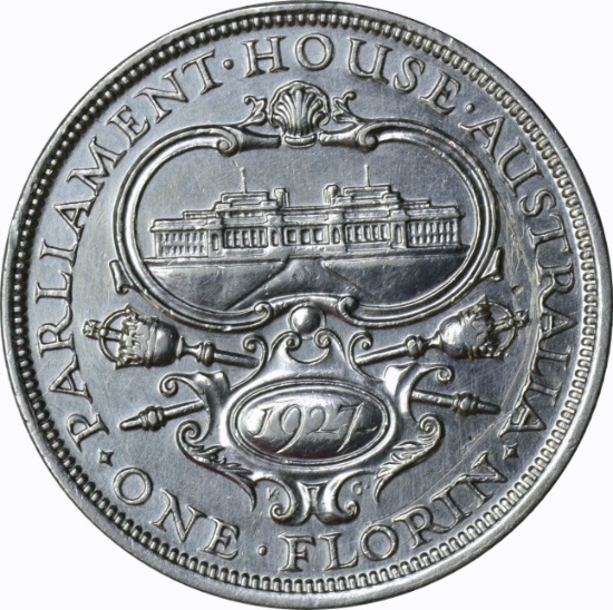 AUSTRALIA - 1927 FLORIN - SILVER