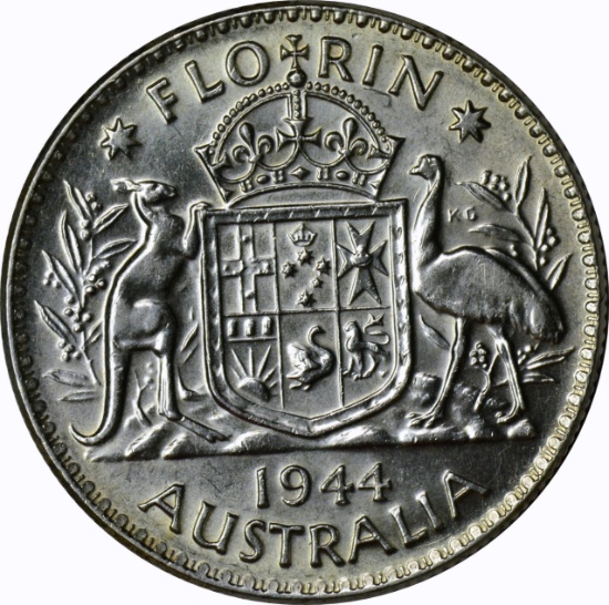 AUSTRALIA - 1944 FLORIN - SILVER