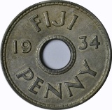 FIJI - 1934 ONE PENNY