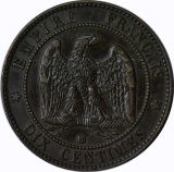 FRANCE - 1864 TEN CENTIMES