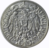 GERMANY - 1912-D 25 PFENNIG
