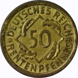 GERMANY - 1924-F 50 PFENNIG