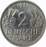 GERMANY - 1951-G TWO MARKS