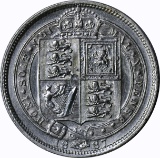 GREAT BRITAIN - 1887 SIX PENCE - SILVER