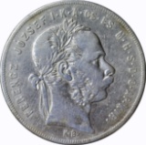 HUNGARY - 1879 ONE FORINT - SILVER