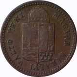 HUNGARY - 1882 ONE KRAJCZAR
