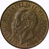 ITALY - 1861 ONE CENTESIMO