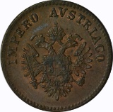 ITALY (LOMBARDY-VENETIA) - 1852 THREE CENTESIMI